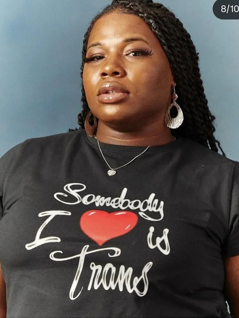 CHNGE Somebody I Love is Trans Cropped Tshirt Size 3XL